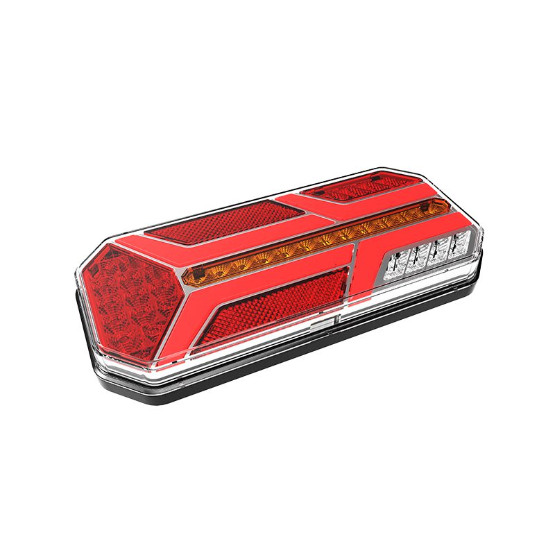 red combination rear light for multiple use